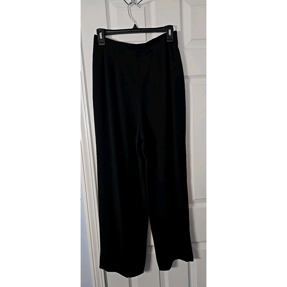 Liz Claiborne Women Black Dress Pants 8 Petites With Side Pockets